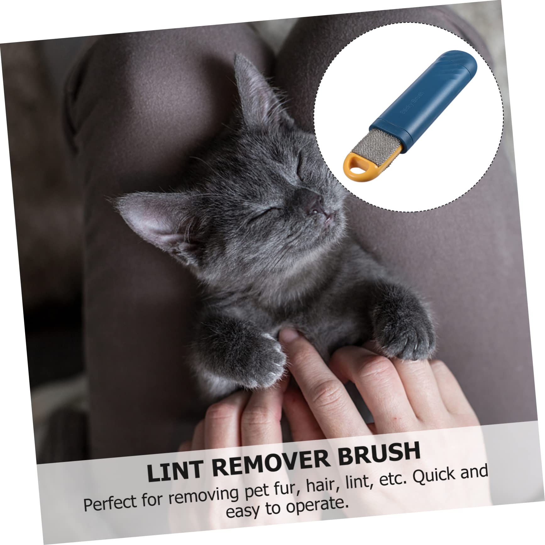 minkissy 3stücke Doppelseitiger Haustierhaarfänger Tragbare Fusselentfernerbürste Effektiver Lint Remover Für Kleidung Und Möbel Kompakt Und Leicht Für Zuhause Und Reisen