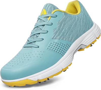 Waterproof with 7 Spikes Golf Shoes for Men - Summer Mens Comfortable Breathable Golf Sport Sneakers Male Walking Footwears- Golf Trainers Shoes for Men