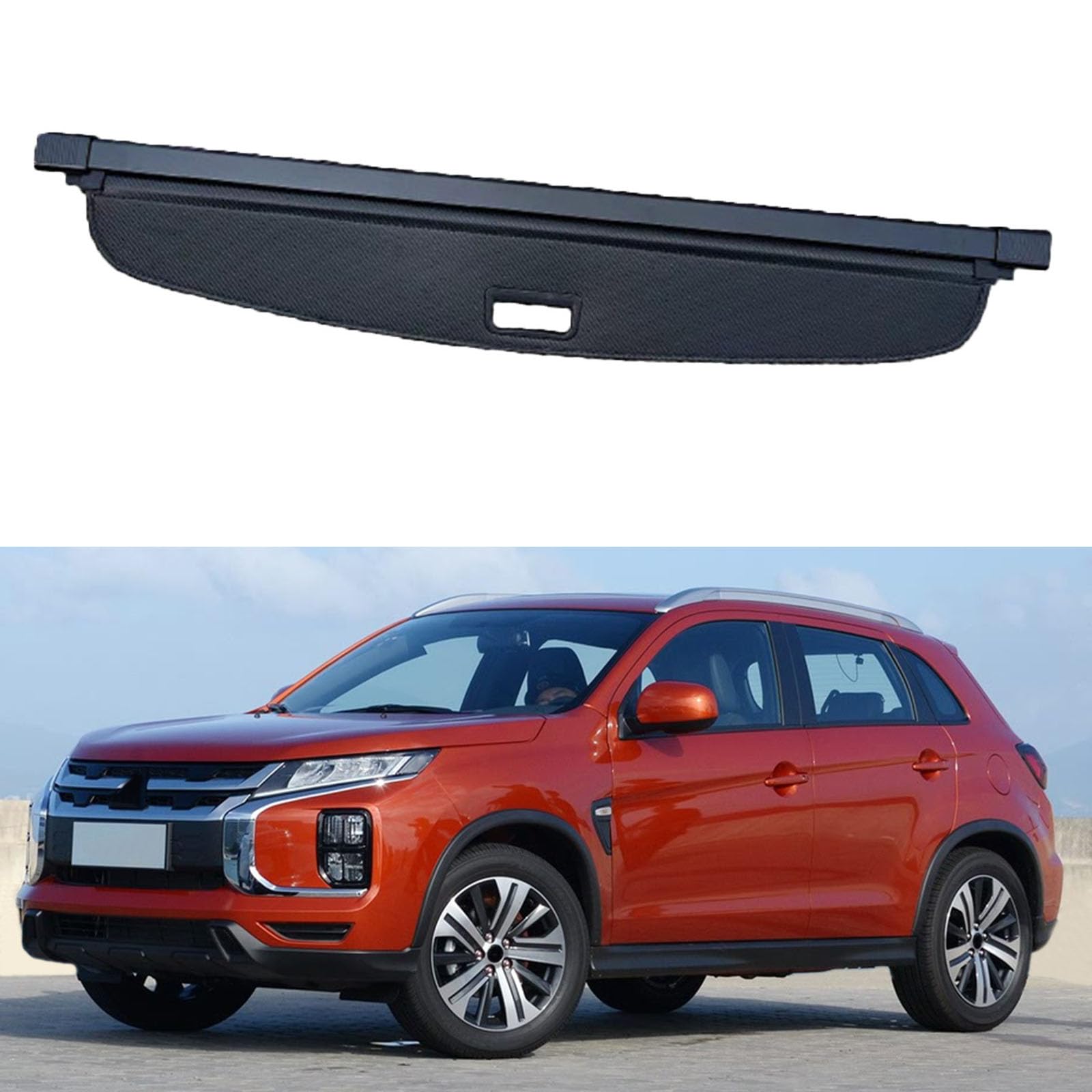SXLGDW Car Retractable Rear Trunk Parcel Shelf,Compatible with Mitsubishi Sport ASX 2013-2021,Car parts