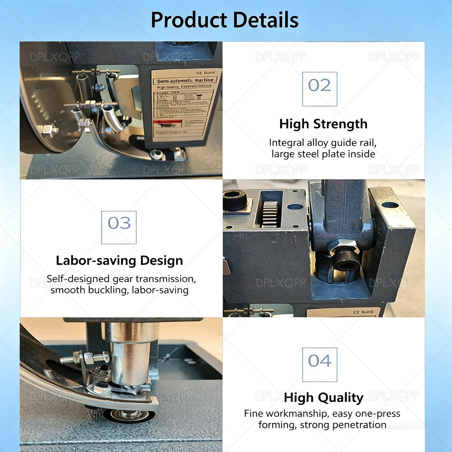 Máquina Semiautomática para Ojales con Alimentación Automática,Tolva para 500 Ojales,1800 Piezas/Hora,Prensa Manual 3 En 1 para Ojales De Lonas,Lonas,Cuero,Perforado Y Remachado 12mm