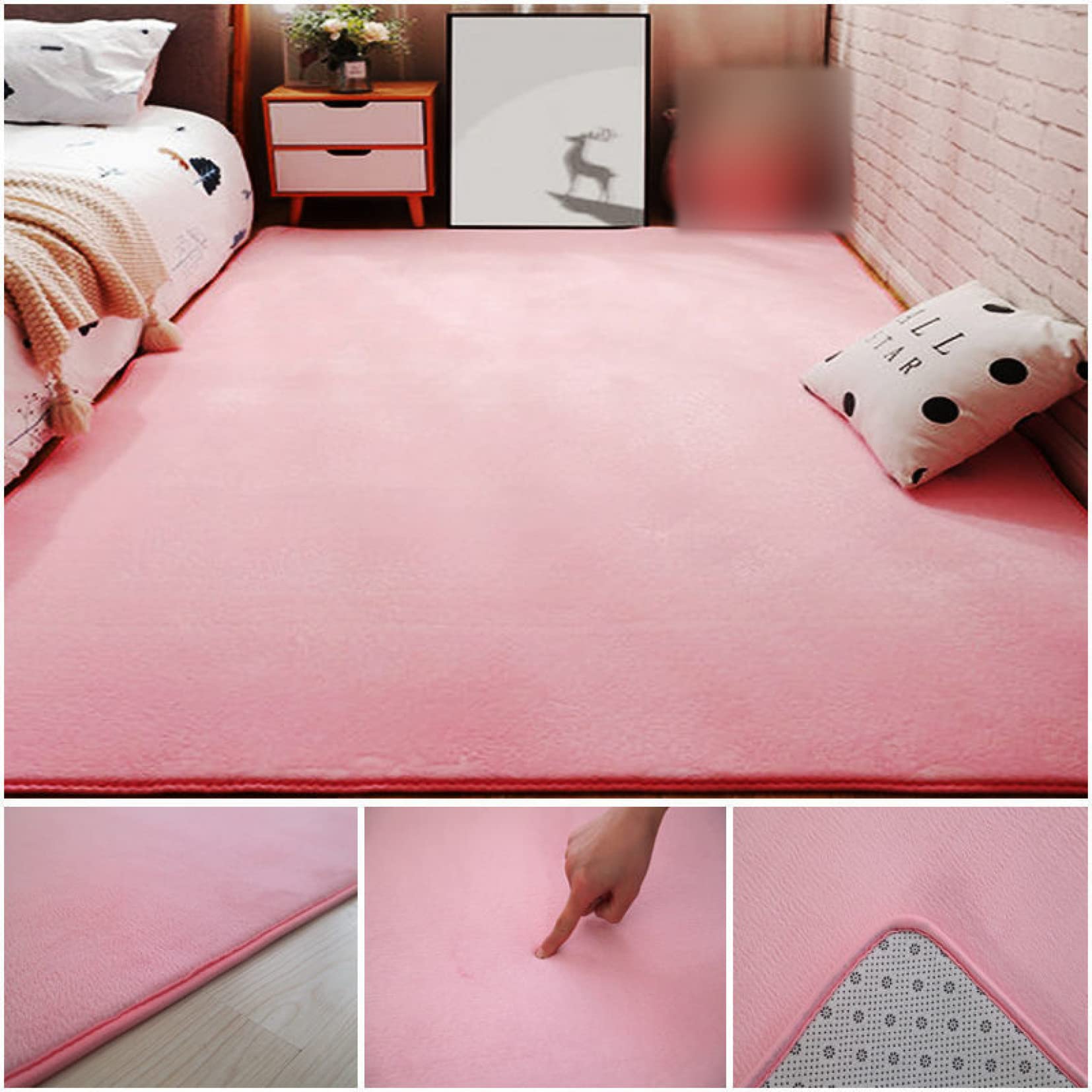 ピンクの可愛いカーペット、150×200cmのインテリアカーペット 楽天市場】760円OFFクーポン 長方形カーペット 丸いマット ラグ
