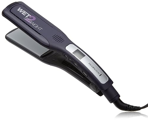 Plancha para el pelo Remington Wet 2 Straight de mojado a liso, 2", Púrpura