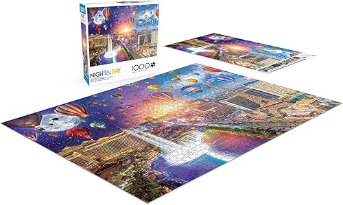 Miniatura 4 de Buffalo Games - Vegas Balloon Show - Rompecabezas de 1000 piezas para adultos, rompecabezas desafiante perfecto para noches de juego - Tamaño