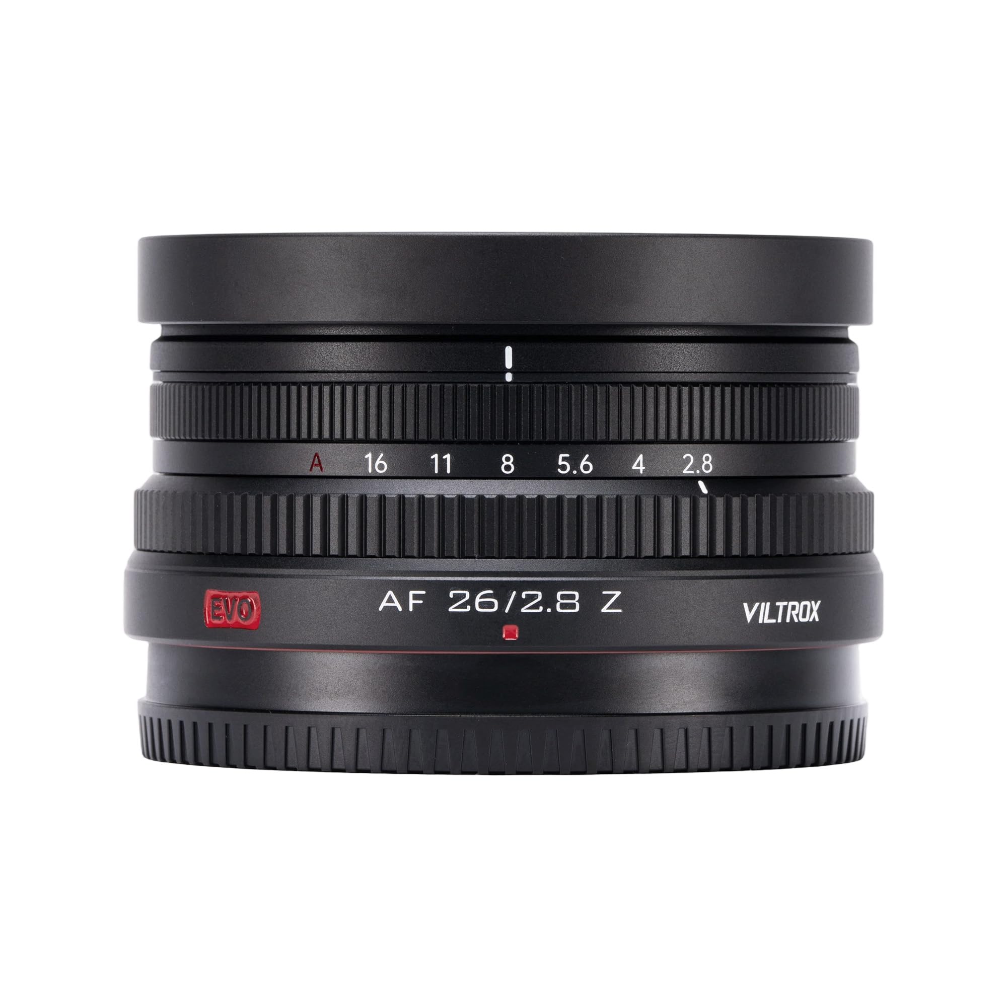 VILTROX 26mm F2.8 EVO Z Pancake Objektiv für Nikon Z | AF 26mm f/2.8 Z, Pancake Autofokus Vollformat Objektiv für Nikon Z6 III Zf Z8 Z9 Z30 Zfc Z50 II Z7 II ZR