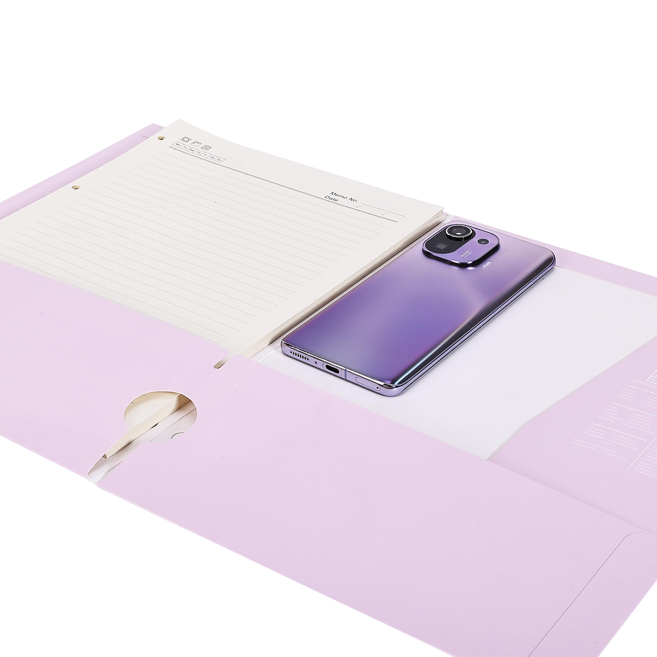 Mr. Pen- Pocket Folders, 4 Pocket, 4 Pack, Pastel Colors, Folders with Pockets 3 Hole Punched, Folder, Binder Folder: Pastel 4 Pack