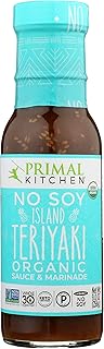 Primal Kitchen Island Teriyaki Sauce, Non GMO, 9 Ounces (Pack Of 6)