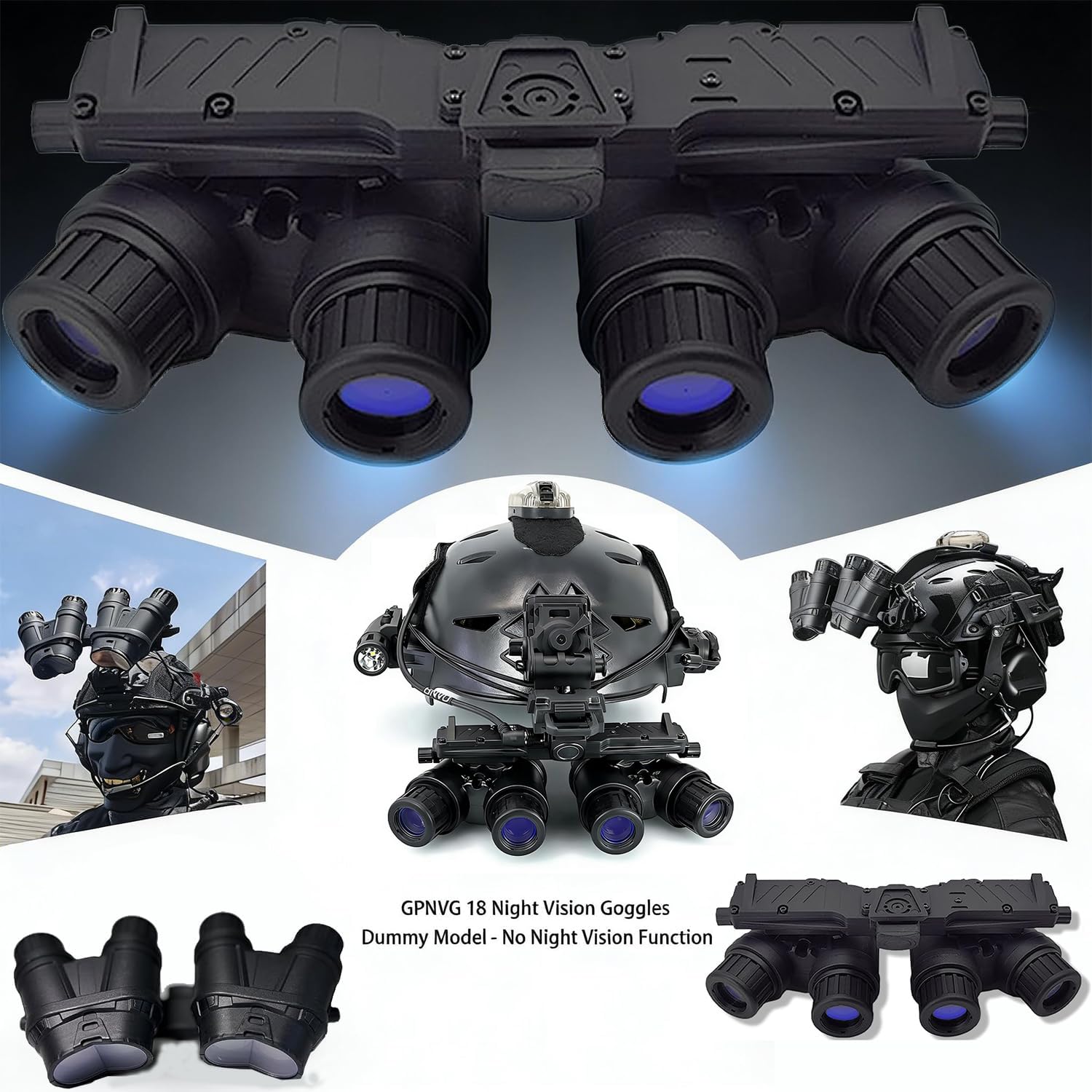 Amazon.com: GPNVG 18 Dummy Model, Night Vision Goggles Prop, Black