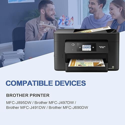 Miniatura 3 de NEXTPAGE LC3013 LC3011 Cartuchos de tinta magenta de repuesto para Brother LC3013 LC3011 LC-3013XL LC-3011XL funciona con impresora de inyección de