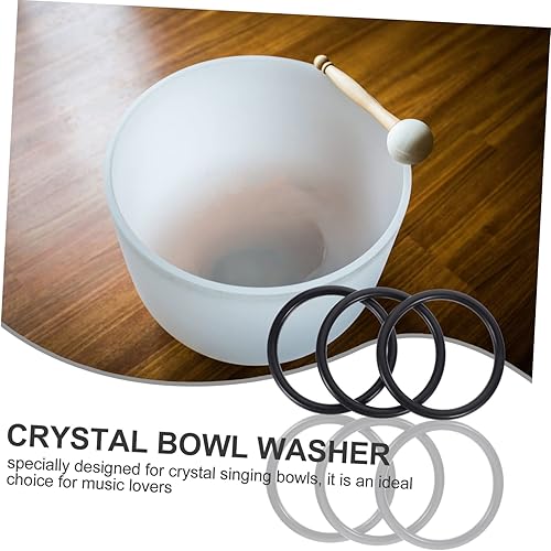 Miniatura 9 de 3 almohadillas de goma para cuencos de sonido, tapete de cuenco de música, decoración de cuenco de canto, cojín ritual budista, diseño duradero