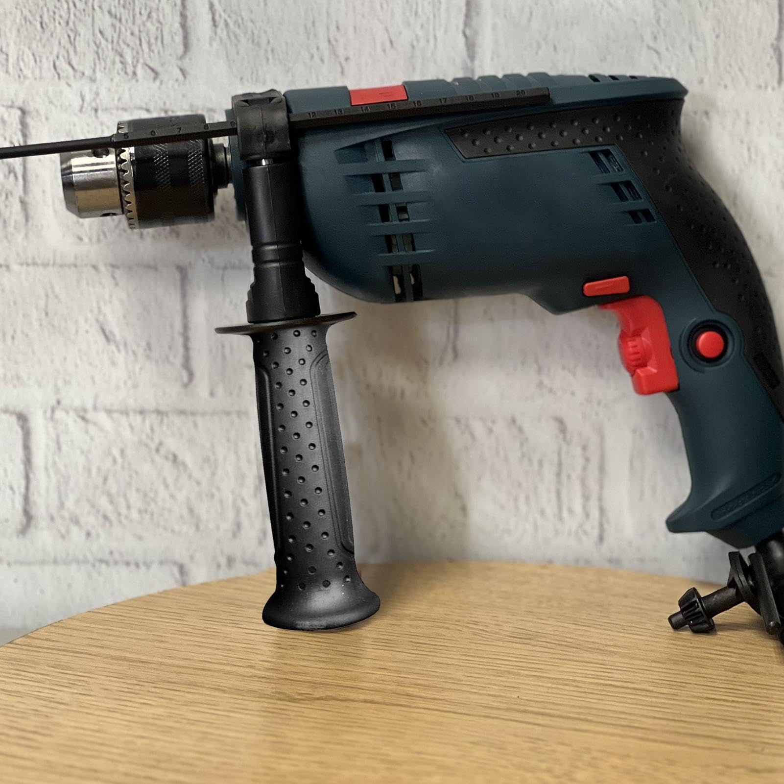 Hammer Drill Handle Replacement | 60-65mm Drill Replacement Auxiliary Hammer Handle Tools | Ergonomic Auxiliary Hammer Front Side Handle Grip for Crushing and Punching