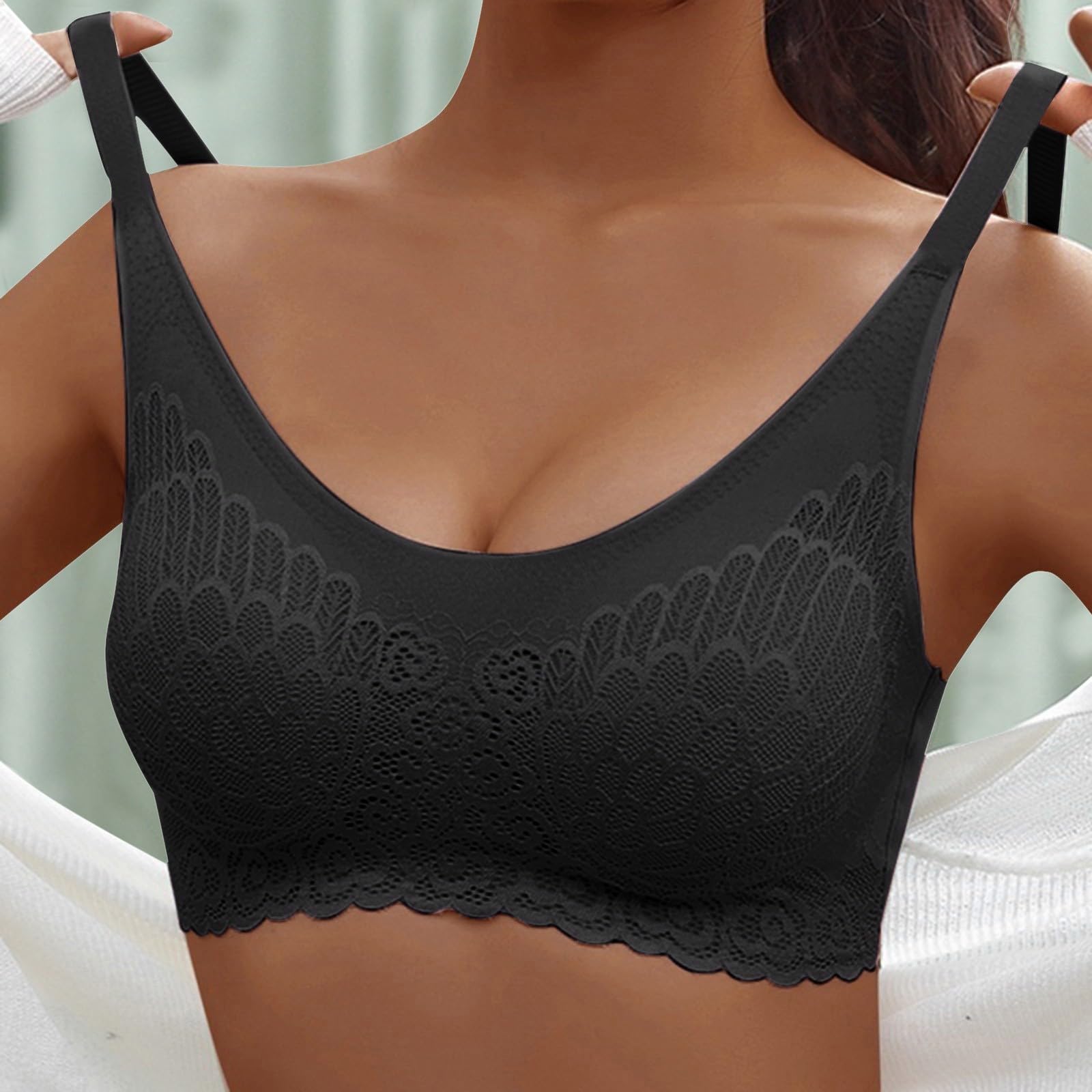 3 brasieres deportivos para mujer, sostén deportivo para mujer, lindo brasier de entrenamiento, sin varillas, de apoyo, no se ve, realce de moda para entrenamiento de busto grande, soporte completo,