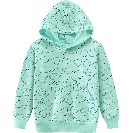 Warm Winter Long Sleeve Flannel Shirts for Girls 6-7