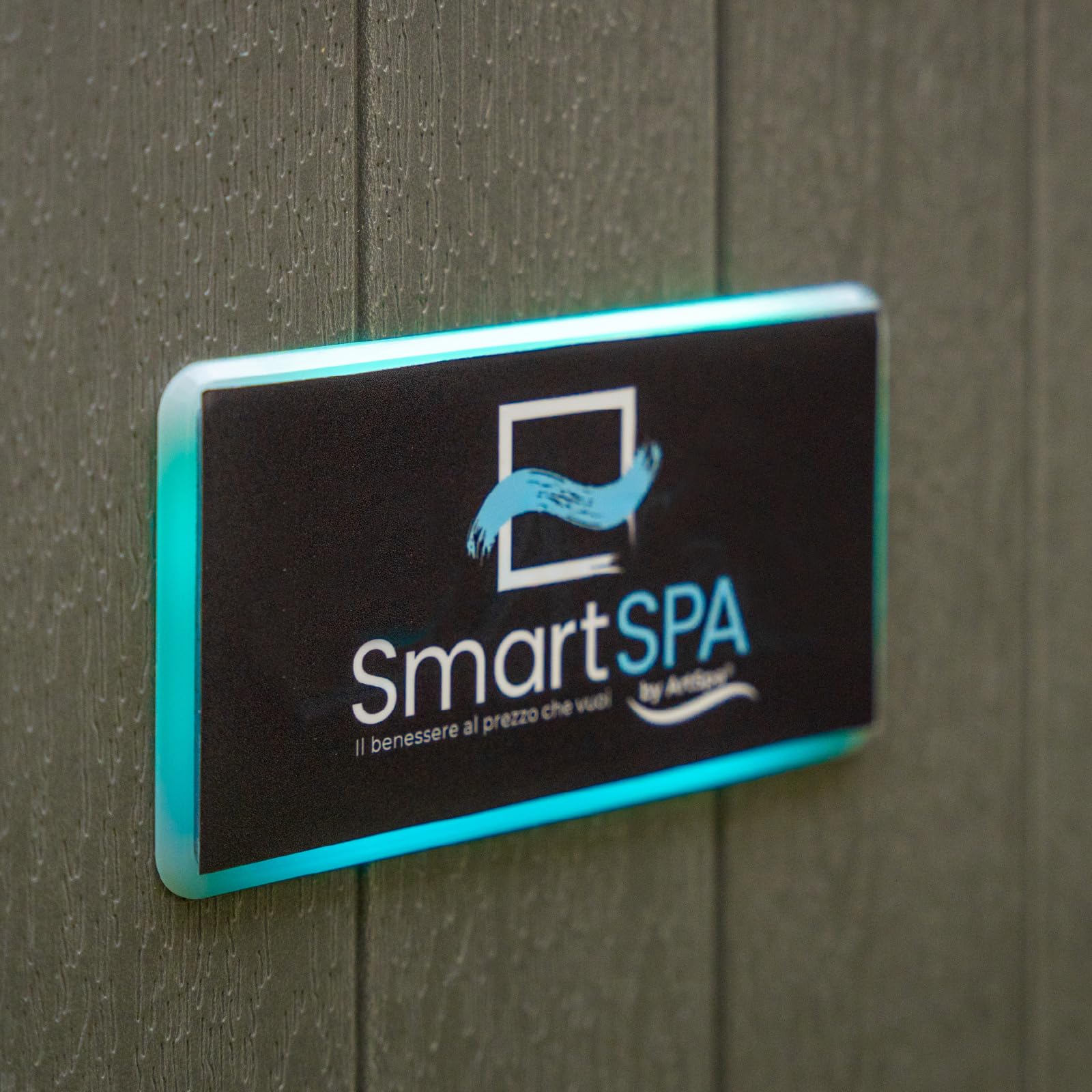 SmartSpa by ArtSpa Vasca Idromassaggio 2 Posti 175x110x72 cm con 11 Getti, Sistema Balboa USA, Spa da Esterno e Interno, Riscaldatore 2KW, LED, Colore Grigio