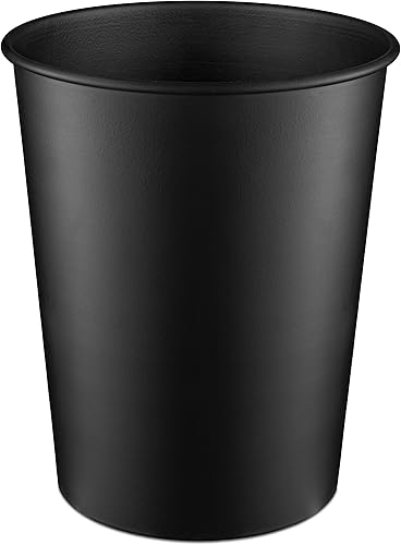 Monarch Abode Cubo de basura de metal para baño, cesta de basura para dormitorio, escritorio de oficina y dormitorio, hecho a mano, duradero,