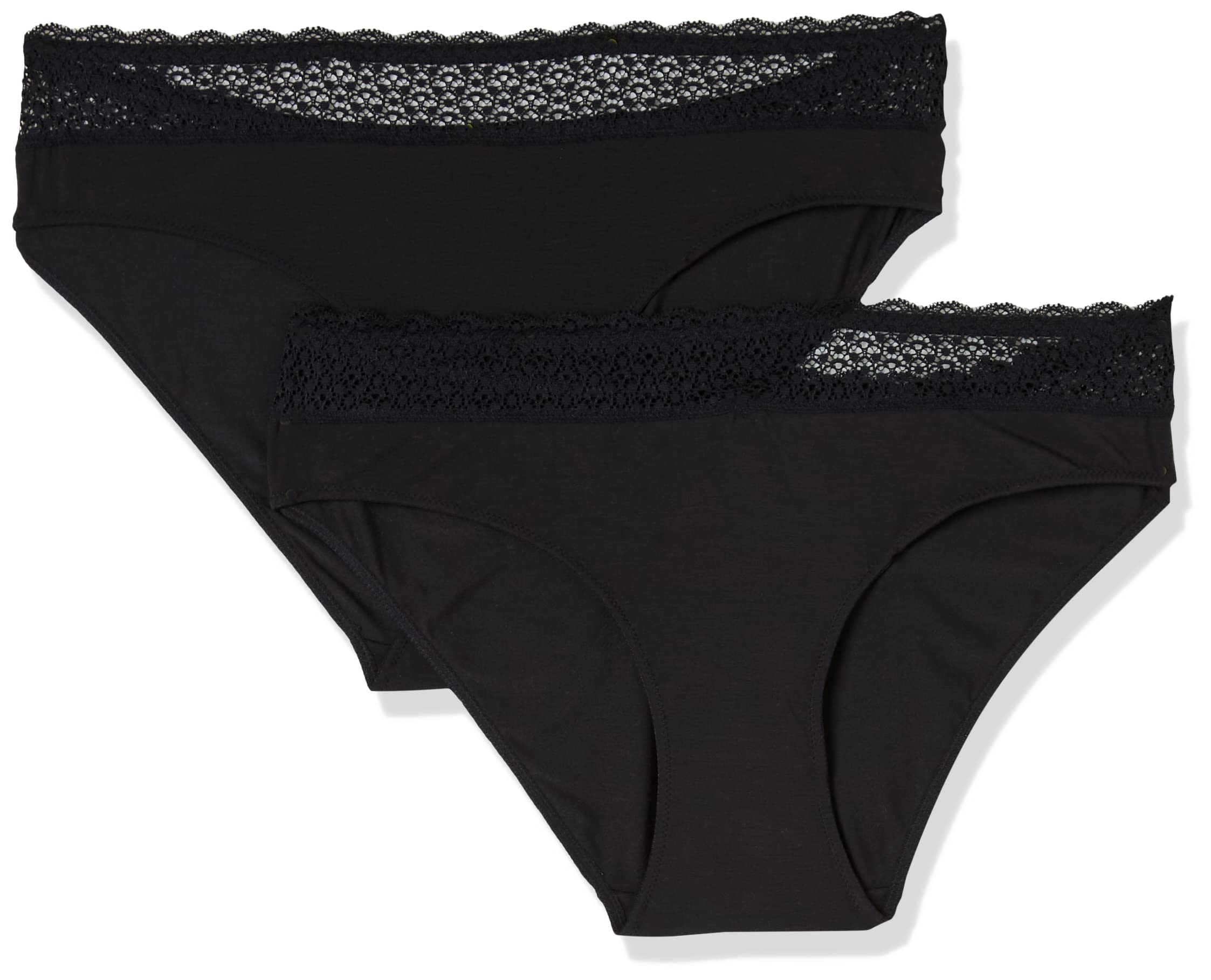 Triumph Women's Feel of Modal Tai 2P Underwear, Black, M