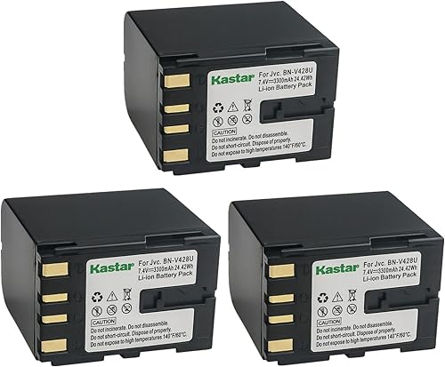 Miniatura 5 de Kastar Batería BN-V428 de repuesto para JVC GR-DVL105, GR-DVL105U, GR-DVL107, GR-DVL107U, GR-DVL108, GR-DVL109, GR-DVL120, GR-DVL140, GR-DVL145,