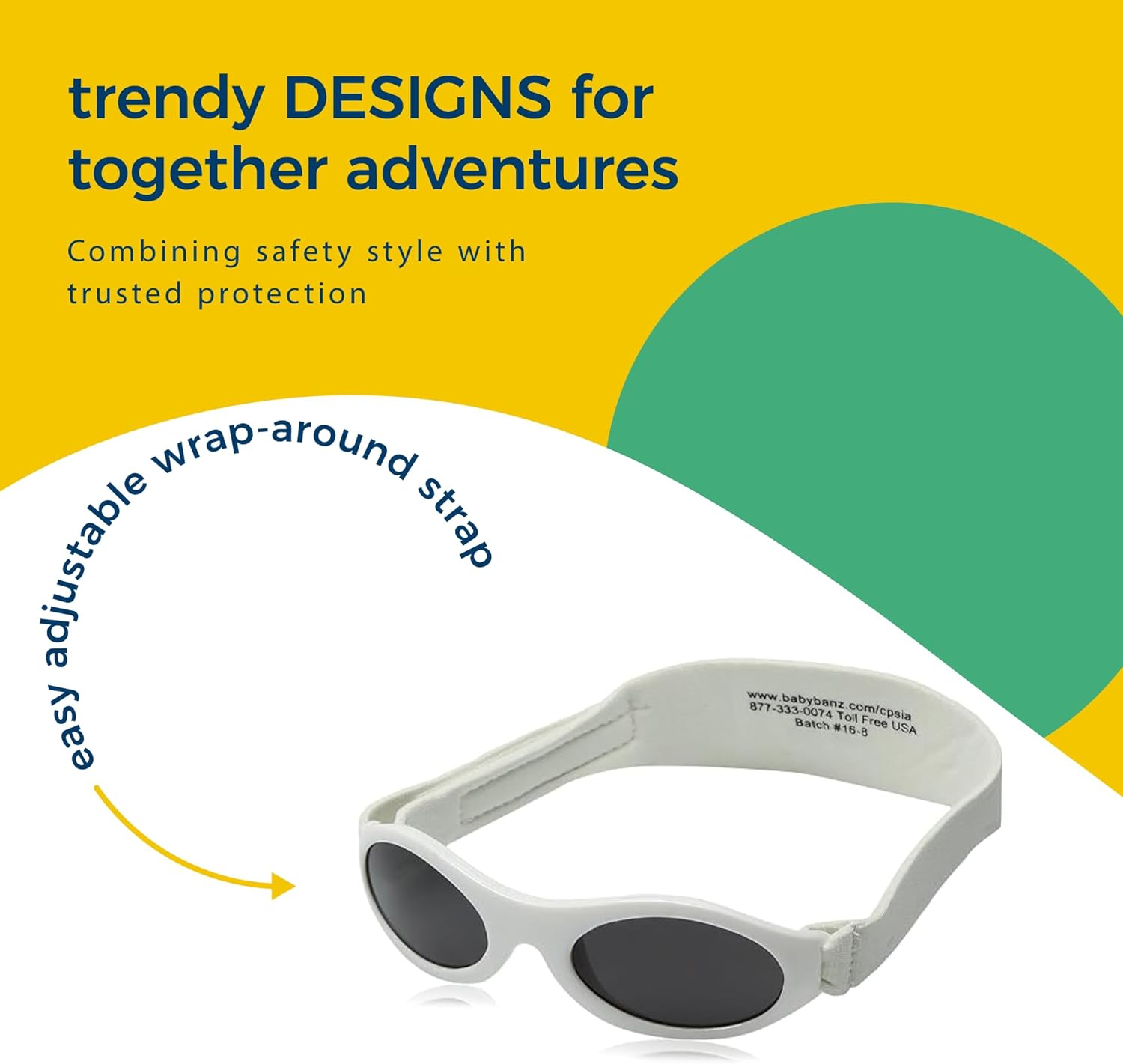 Baby BANZ Sunglasses Infant Sun Protection – Ages 0-2 Years – The Best Sunglasses for Babies & Toddlers - Image 4