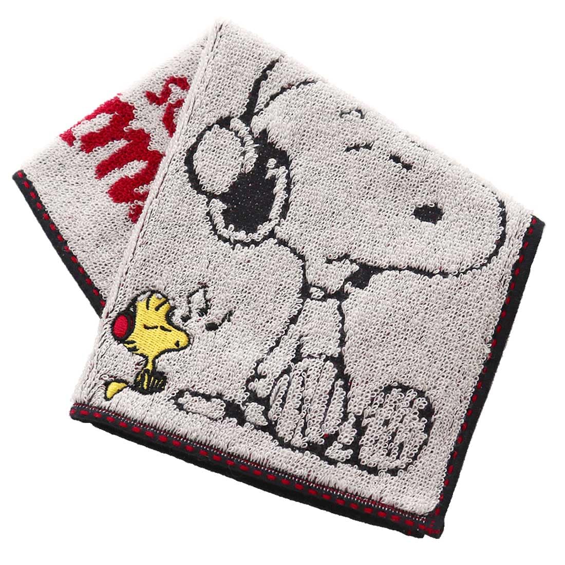 スヌーピー  ハンドタオル SNOOPY ハンドタオル かわいい イニシャル スヌーピー タオル