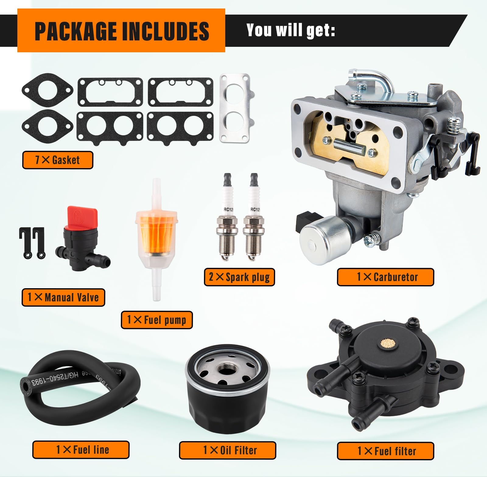 HURI Filtre à Air Pour Fuxtec FX-RM1855 1860 2055 2060 2060PRO 2060S