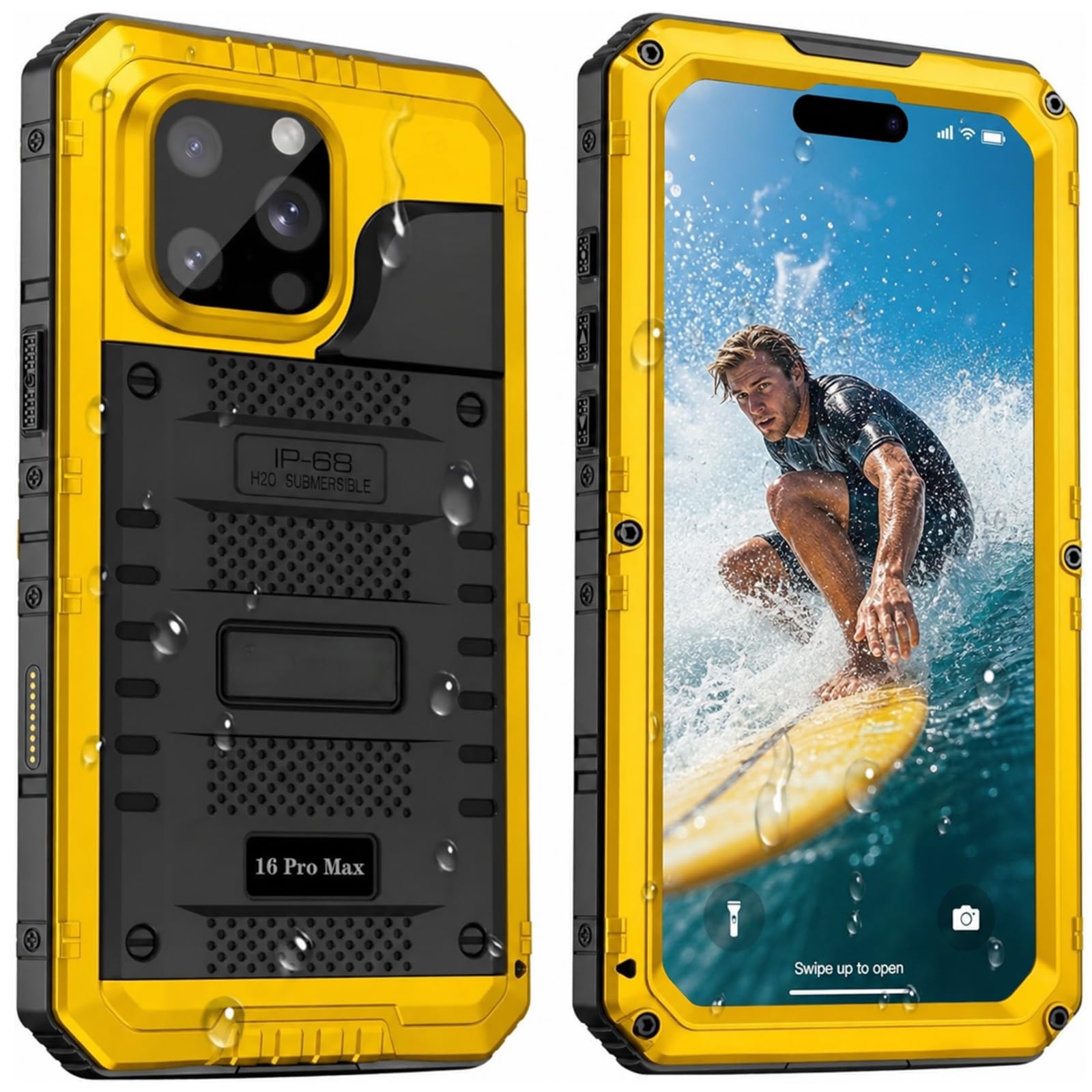 Coque iPhone 16 Pro Max antichoc robuste et étui étanche intégral - 8