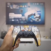 Vista 4 de BCB Controllers DBZ Goku Controlador inalámbrico personalizado, PS5, orgullosamente personalizado en Estados Unidos con impresión permanente