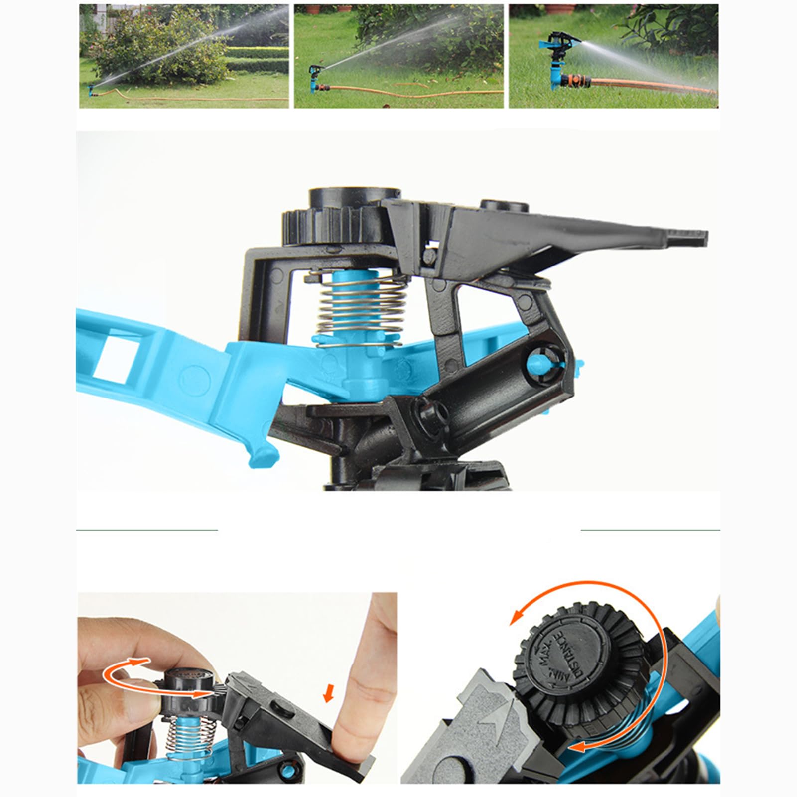 Sproeiersproeier 360 graden automatisch roterende waternevel tuin gazon automatische sproeier tuinbewatering irrigatie benodigdheden kopen vanaf een prijs van 3.7
