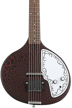 シタール新品同様 Amazon | Danelectro Baby Sitar - レッドクラックル | 弦楽器