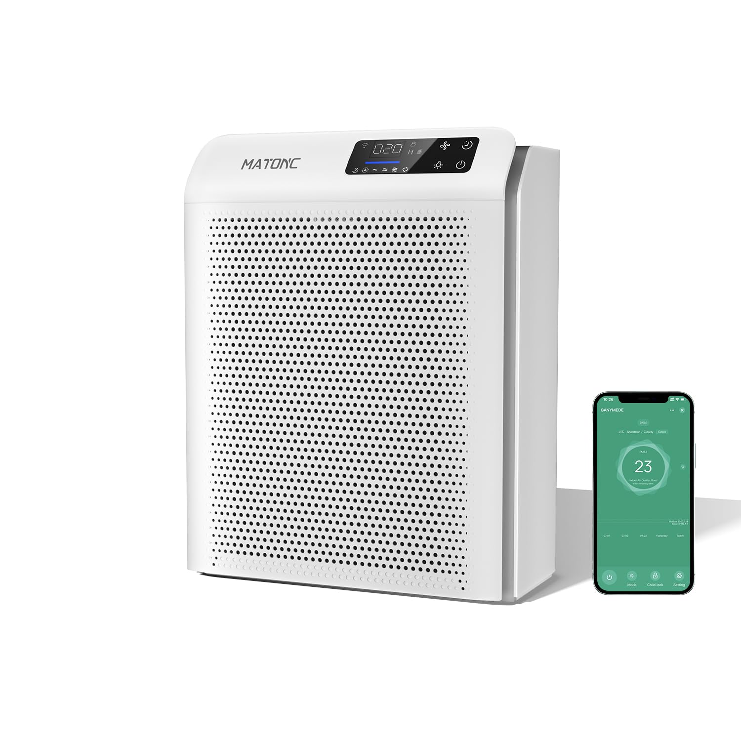 Air Purifiers for Home Air Purifier for Bedroom Large Room Smart Air Cleaner for Large Rooms