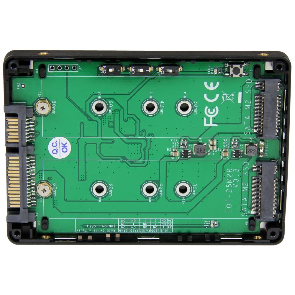 SSD 3点セット 2.5インチ SATA M.2 Amazon.co.jp: StarTech.com デュアルM.2 SSD - SATAアダプタ RAID