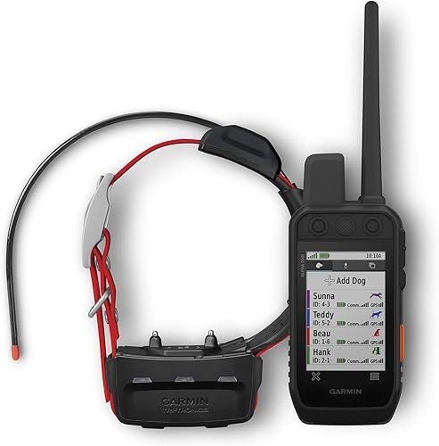 Miniatura 10 de Garmin Alpha 200i Dog Tracking de mano, utiliza la tecnología inReach, pantalla táctil de 3.6" legible por la luz solar (010-02230-50), color negro