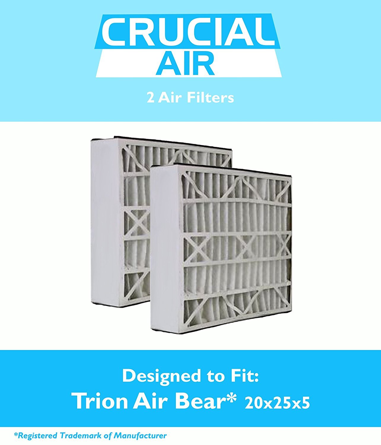 Trion Air Bear Filters Pleated Furnace Air Filter MERV , Designed