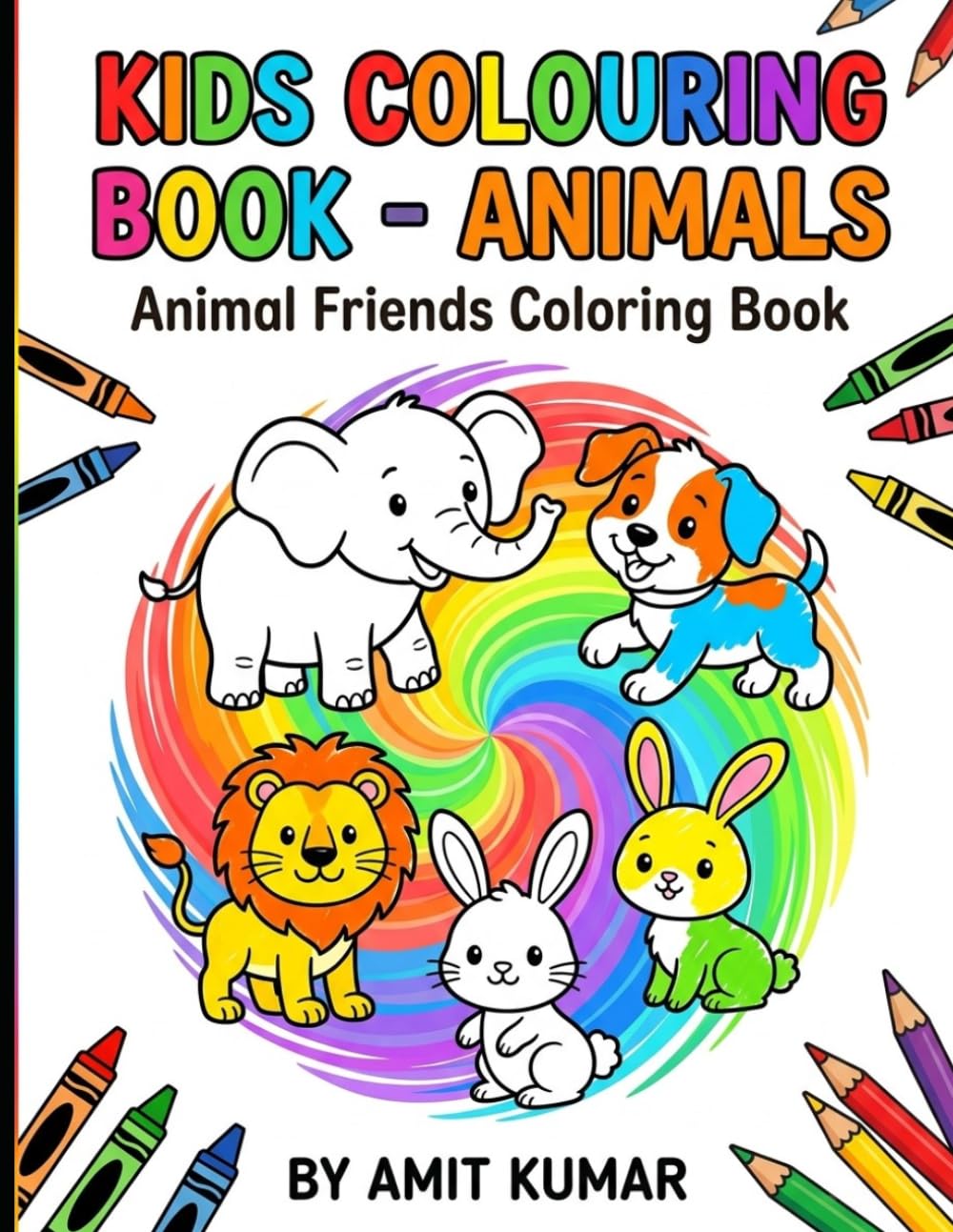 Animal Friends Coloring Book
