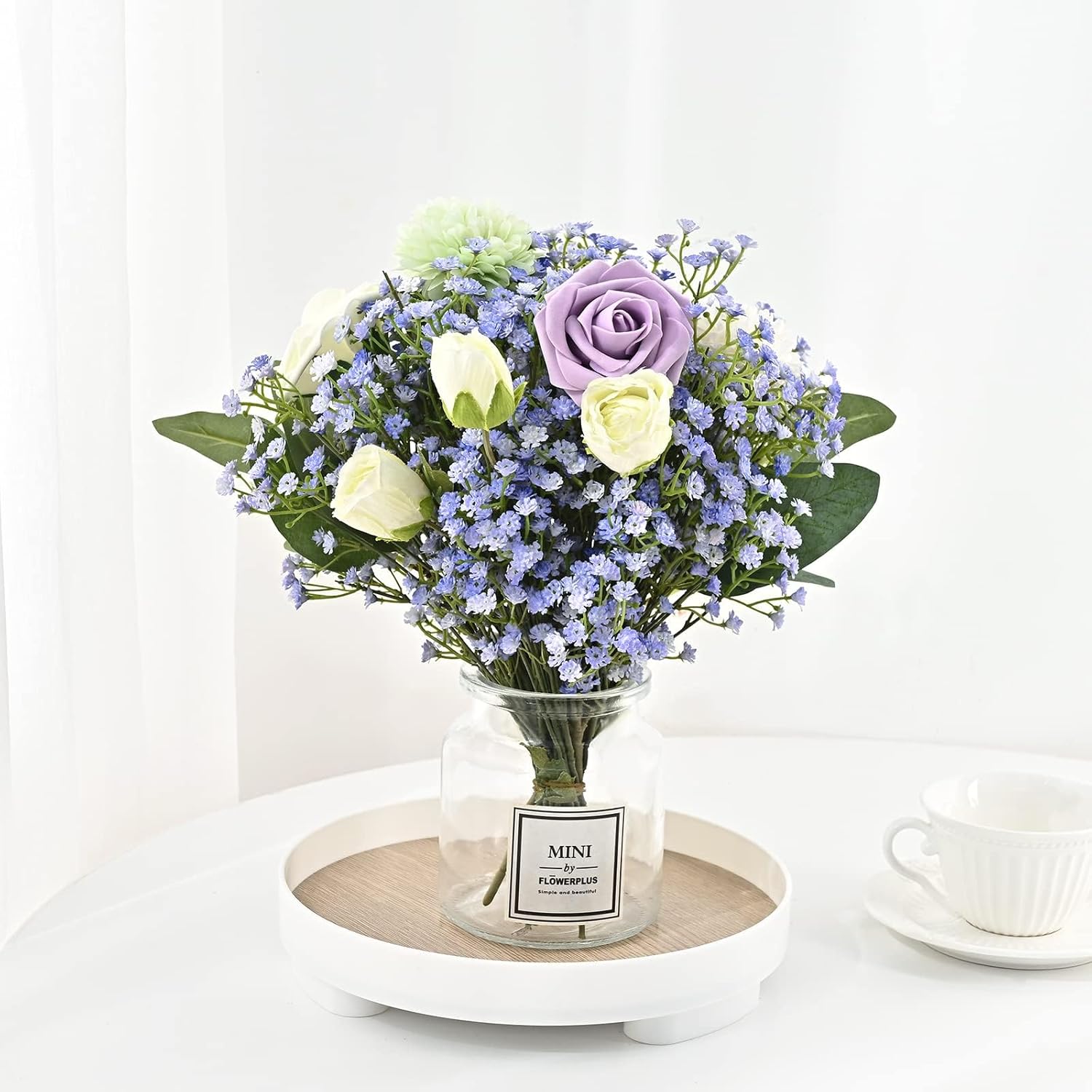 Yastouay Babys Breath Artificial Flowers, 30Pcs Fake Babys Breath Flowers Artificial Bulk, Real Touch Faux Babies Breath Gypsophila Bouquet for Wedding Centerpiece Floral Arrangement Party Decor - Image 3