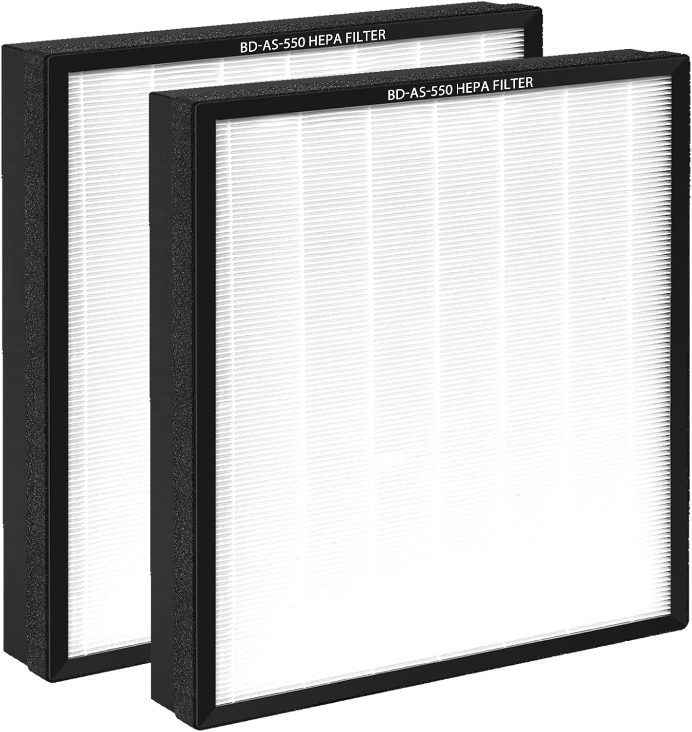 Upgraded F301H Filter Air Scrubber Stage 2 Replacement Filter Compatible with BlueDri, VEVOR and Dri-Eaz Scrubber Air Purifier, for BD-AS-550, 16 x 19 x 2 inches,2 Pack