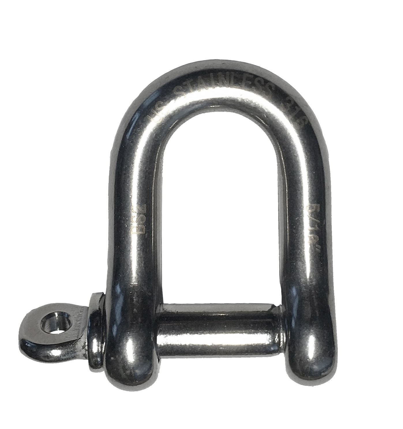 Stainless Steel 316 Forged D Shackle Marine Grade 5/16