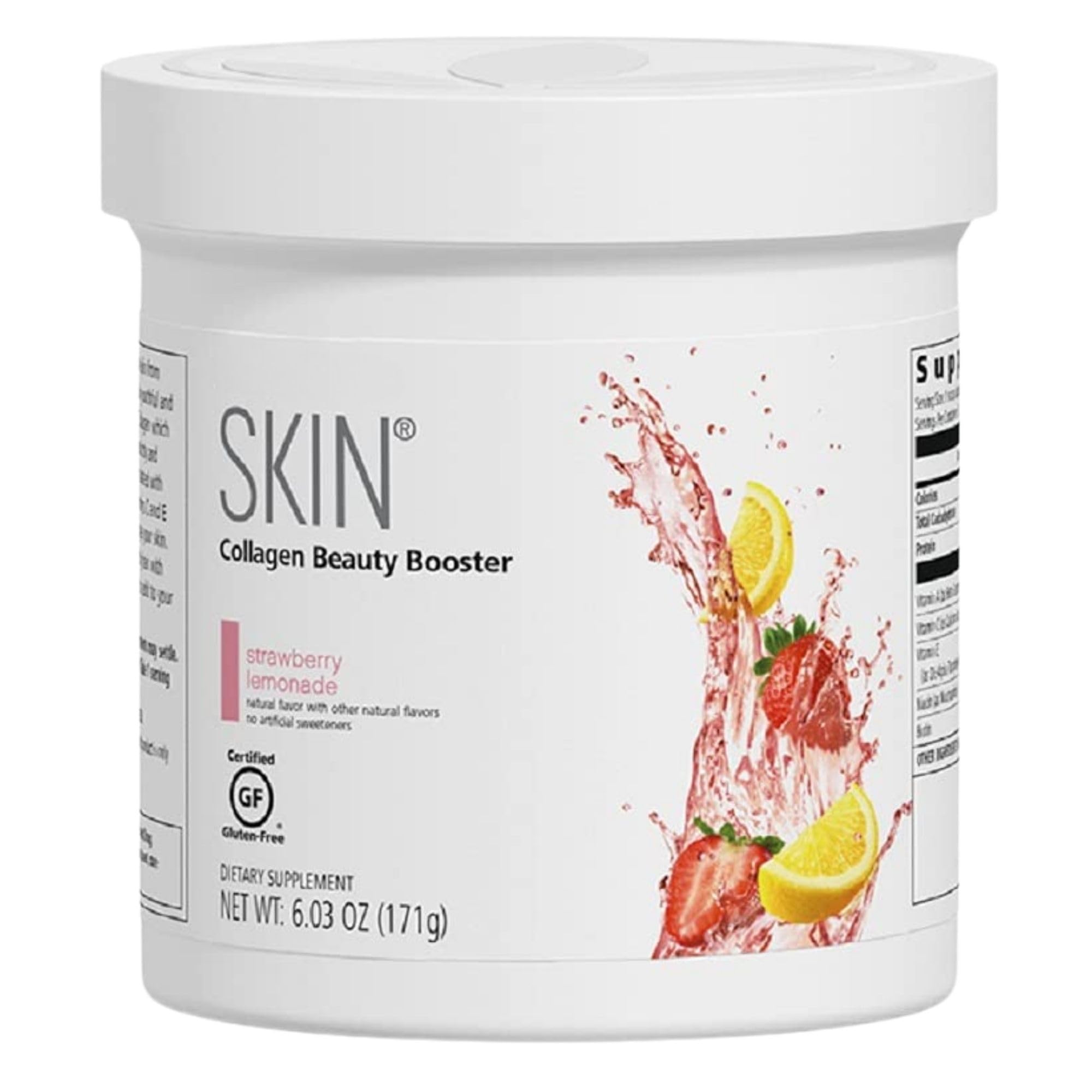Generic Herbal SKIN Collagen Beauty Booster, Strawberry Lemonade Flavor 6.3 Oz (171g)