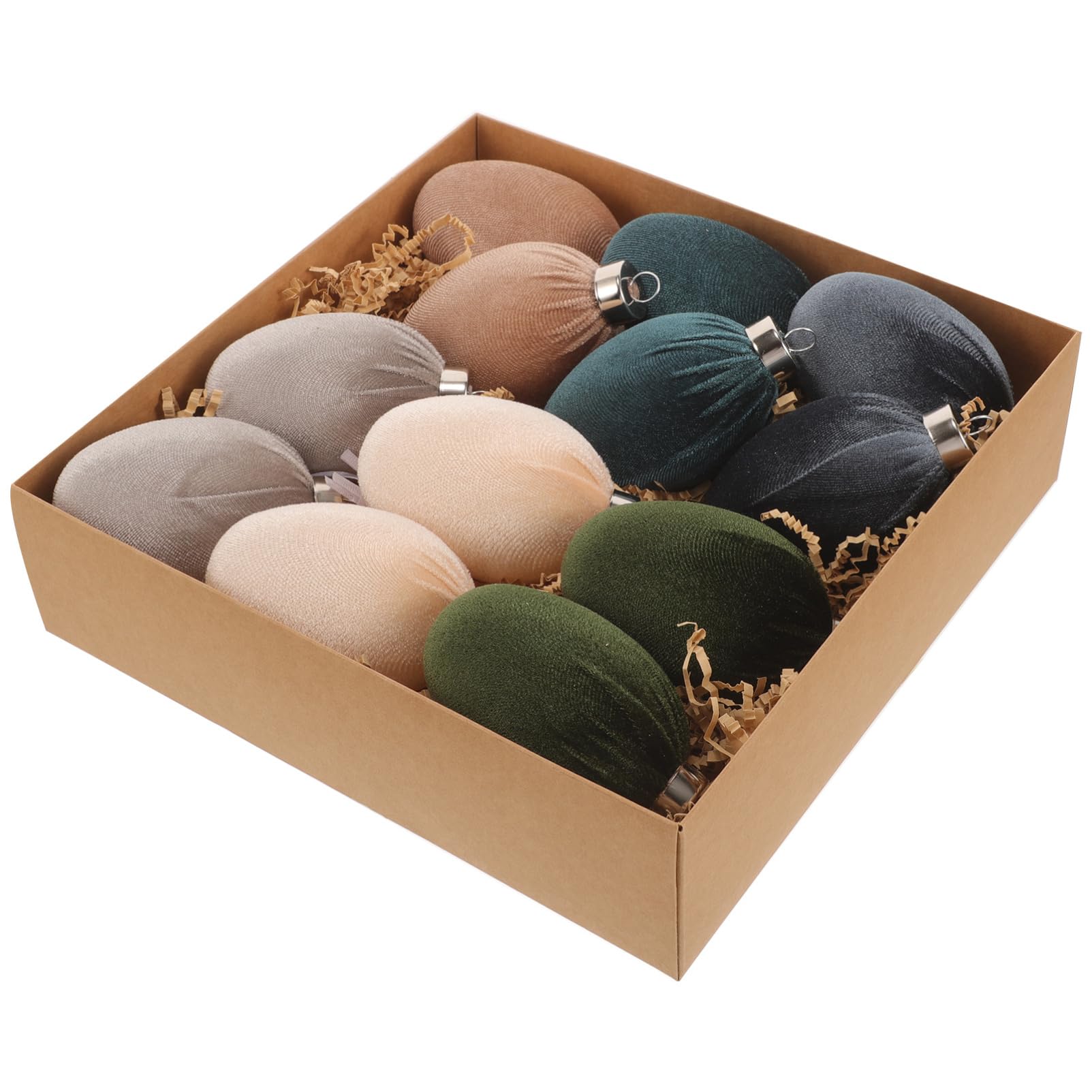 IMIKEYA 5 Sätze Ostereier Easter Zu Ostern Ostergeschenk Für Osterngeschenk 0stergeschenke Exquisiter Osteranhänger Festival-Szene-anhänger Osterdekoration Samt 12 Stück * 5