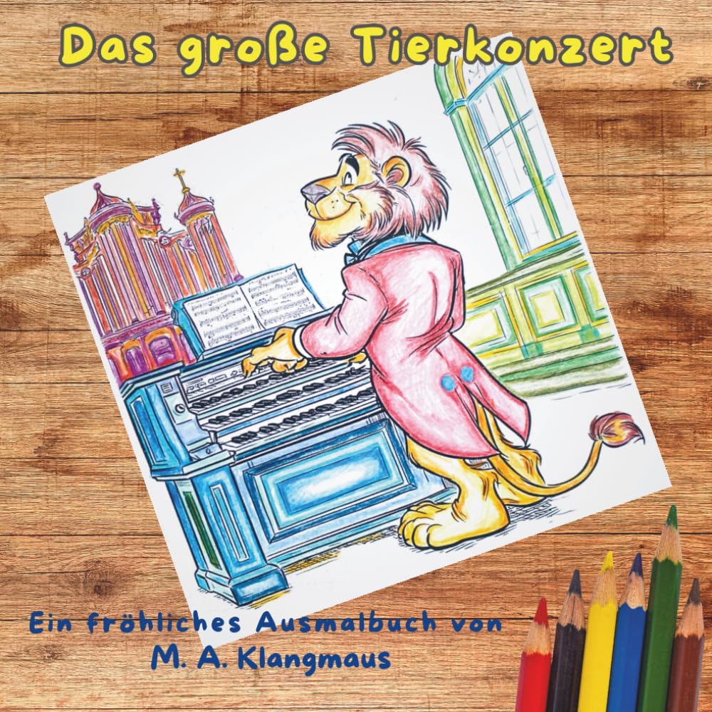 Das große Tierkonzert: Ein fröhliches Ausmalbuch