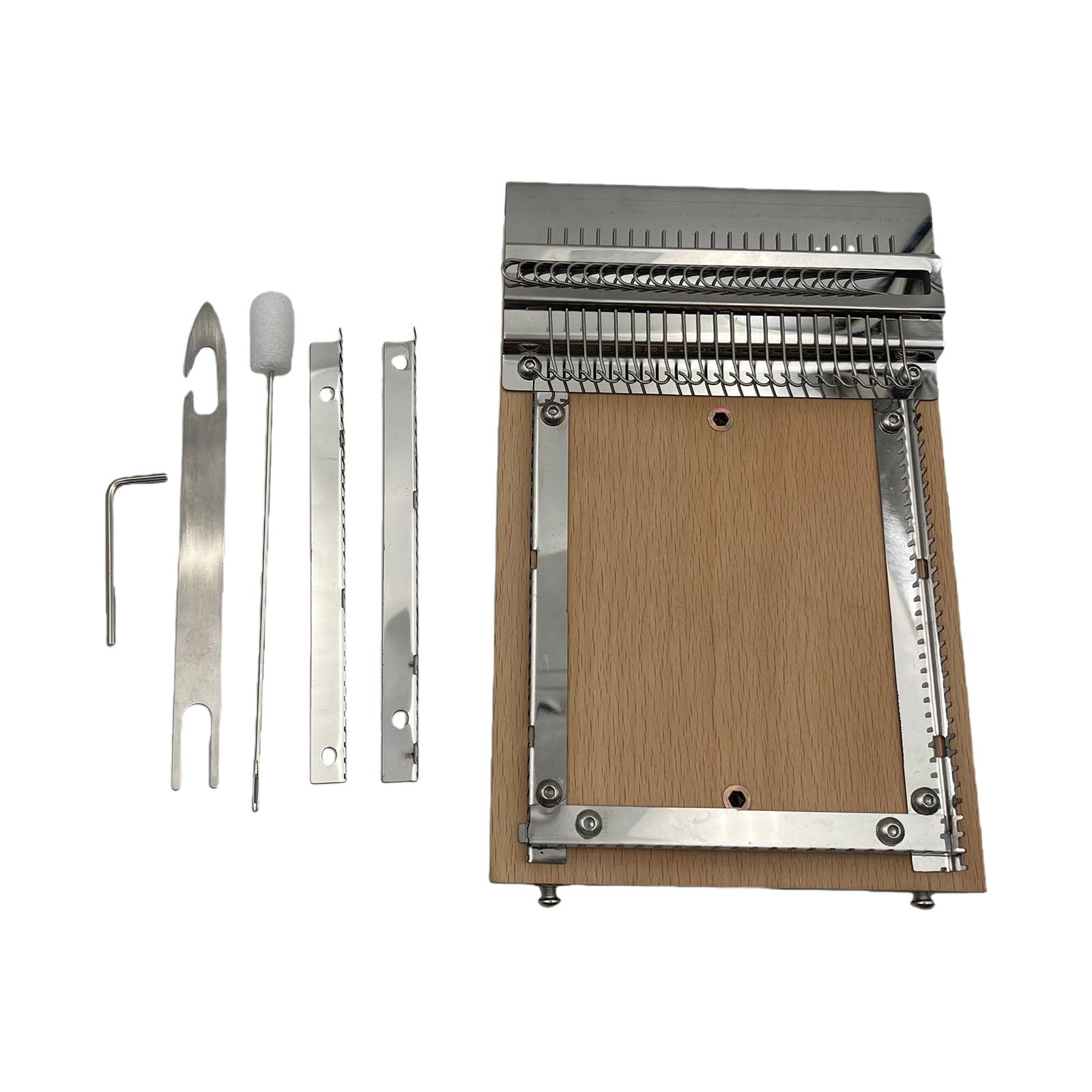Piceioep Efficient Weaving Machine for Production of Goods Featuring Metal Frame Quick Setups Scarf Machine
