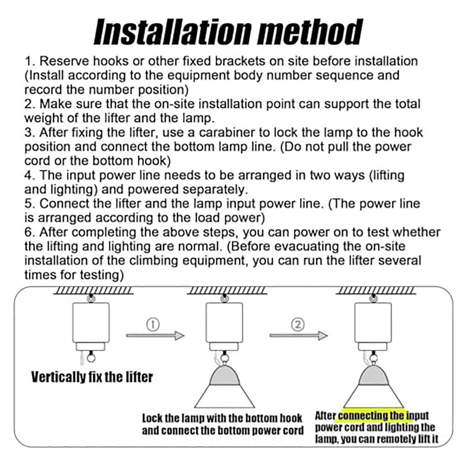 Sollevatore elettrico per lampadario, altezza 30 metri, capacità di carico 15 kg, telecomando, facile installazione per officine e centri commerciali
