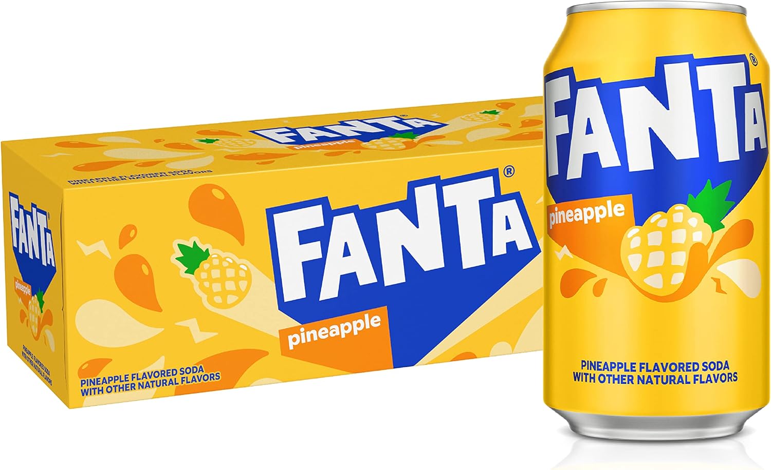 Fanta Pineapple Soda 12 Oz Cans (Pack of 12) by Fanta Amazon.ca Grocery & Gourmet Food