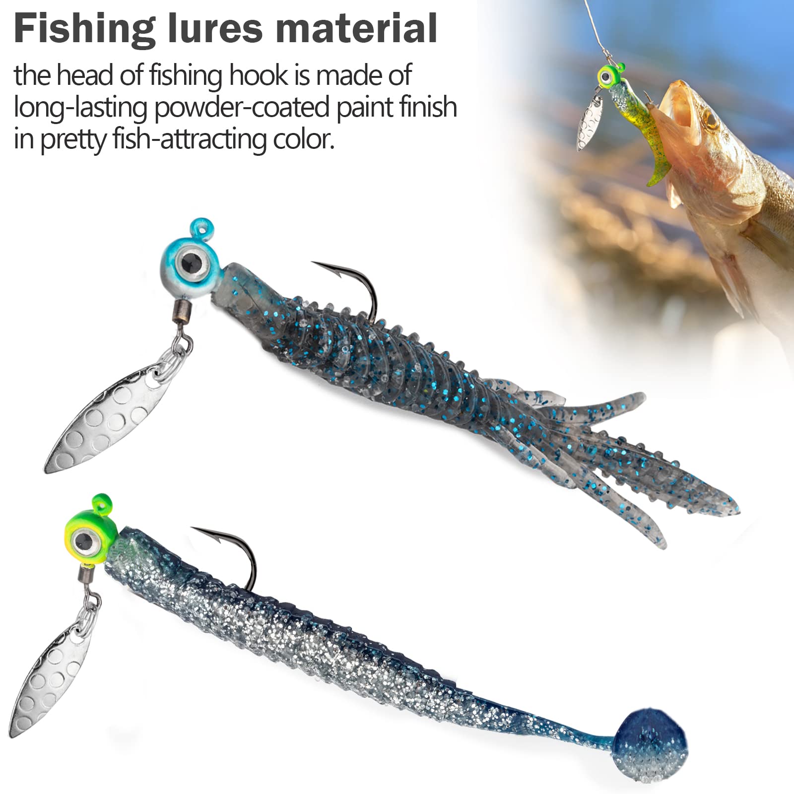 Amazon | THKFISHジグヘッド 虫ヘッドアジング ジグヘッド じ