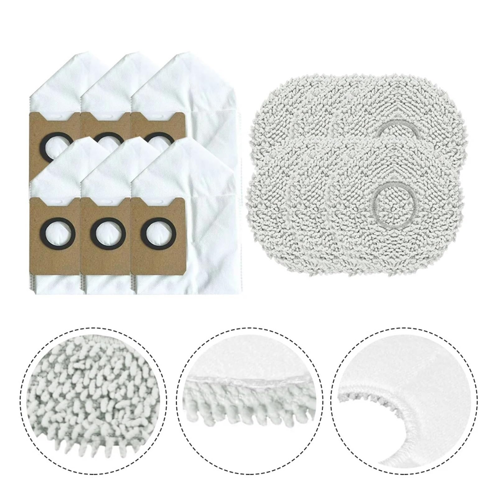 Generisch Kompatibel mit Airbot, Mopp- und Staubbeutel-Set X40