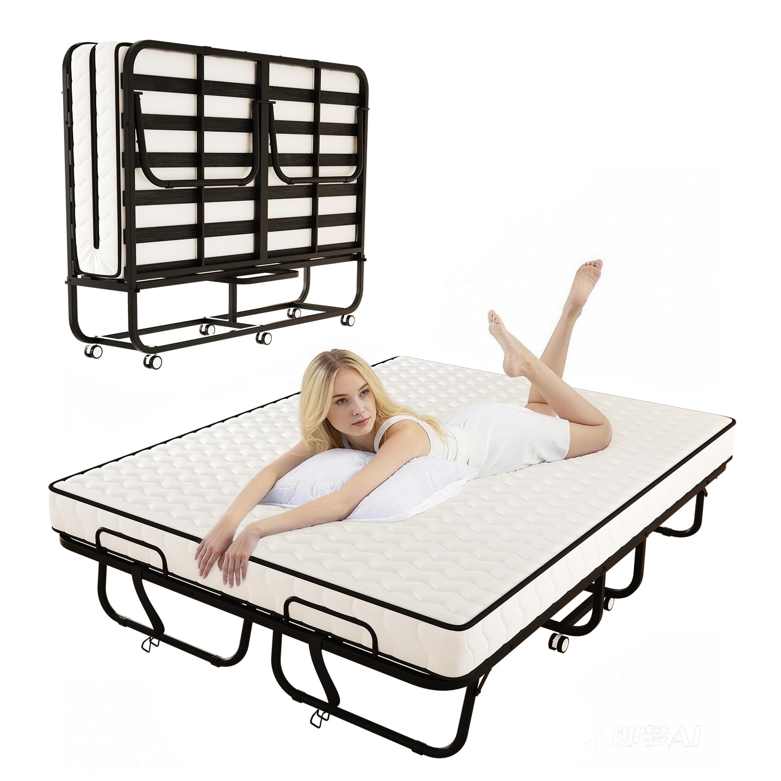 OSTYRA Full Size Folding Bed