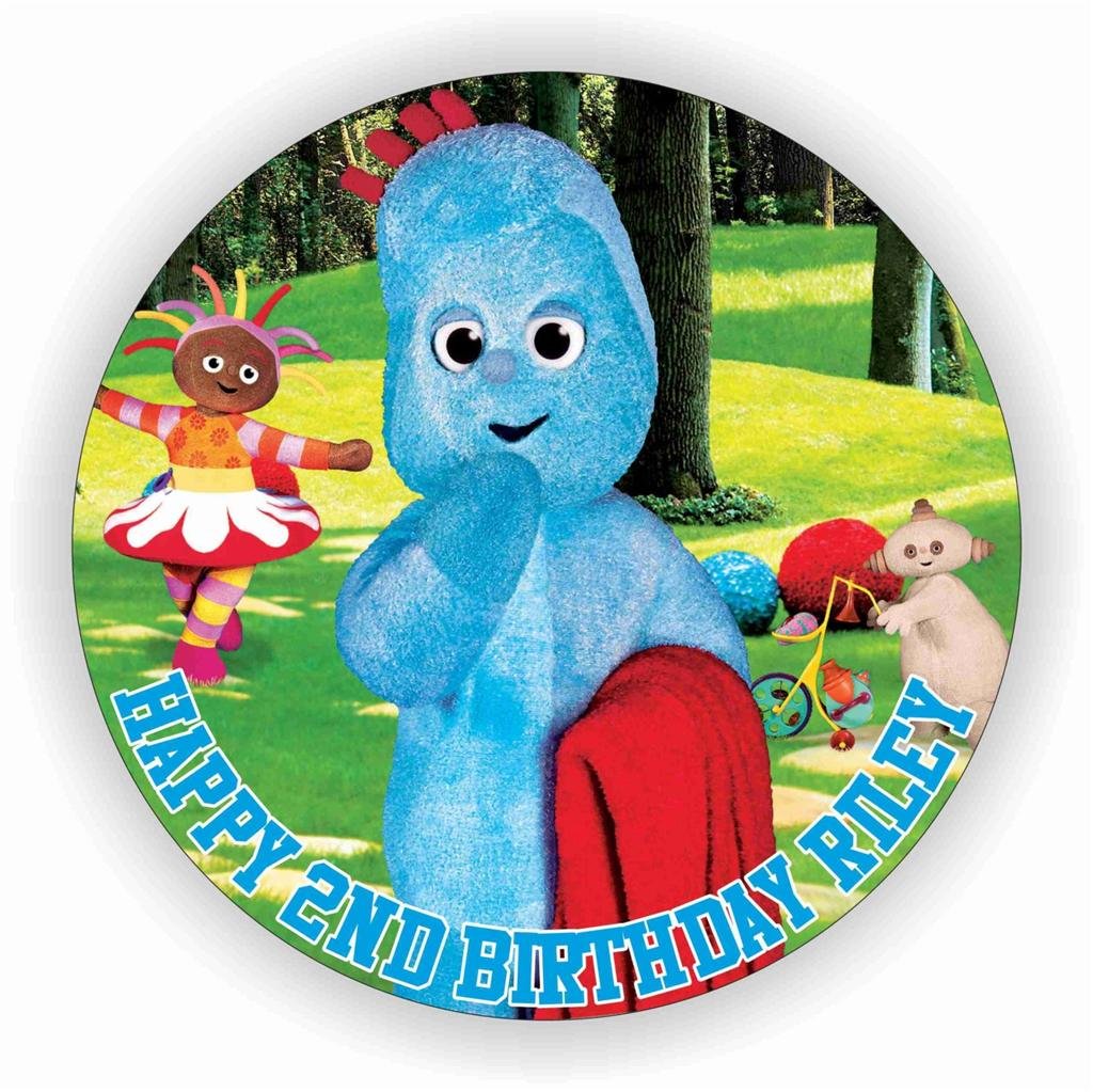 Birthday Bazaar In The Night Garden Cake Topper : 7.5" Icing