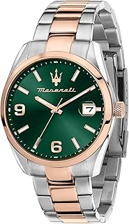 Maserati Limited Edition Men's Watch, Time, Date, Analogue, Steel Strap, ATTRAZIONE Collection - R8853151020