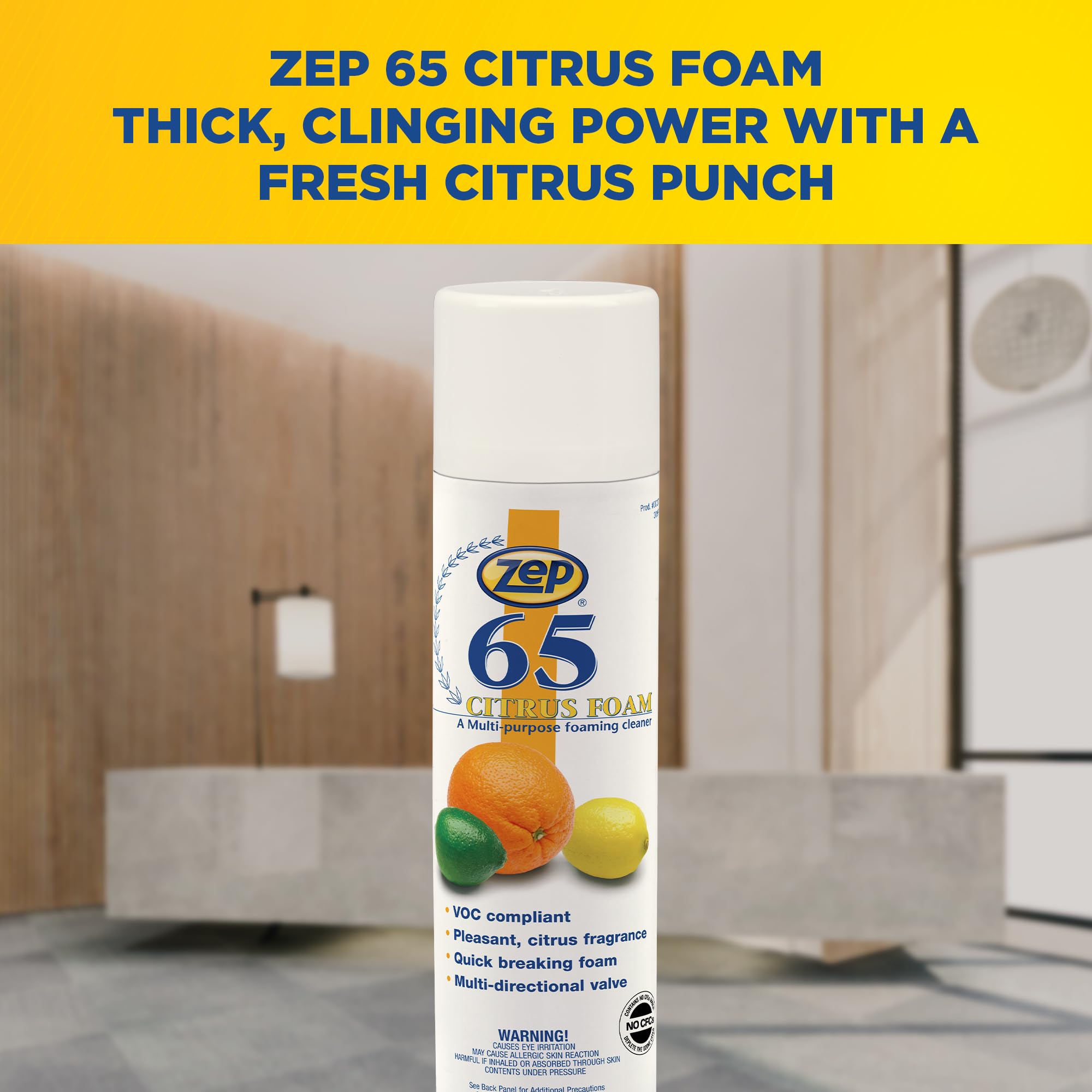 pom Amazon.com: Zep 65 Foaming Citrus Multi-Purpose Cleaner 3701 (Case