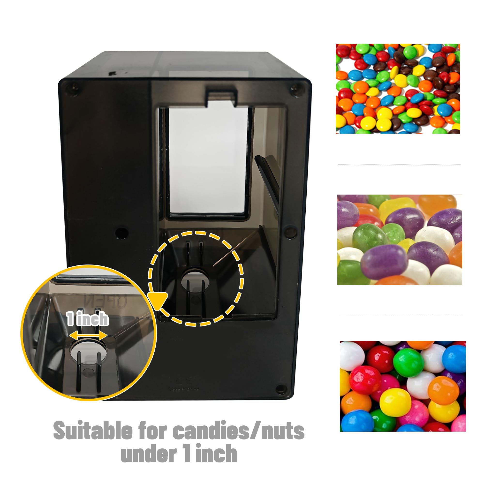 YOBRO Distributore di caramelle, simpatico distributore automatico per scrivania, macchina manuale per caramelle, mini caramelle, regalo di compleanno e Natale per ragazze, regalo per amici, fidanzate