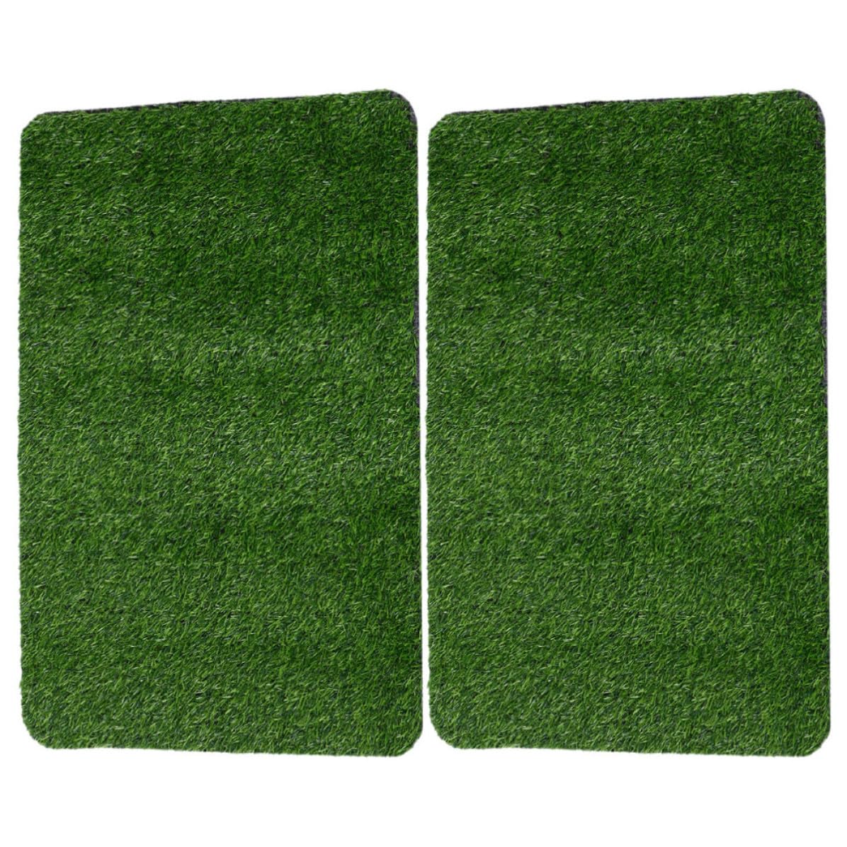 CLISPEED Lot de 2 Tapis de Porte en Pelouse Artificielle 50X80 CM pour Entrée et Cour Usage Intérieur et Extérieur