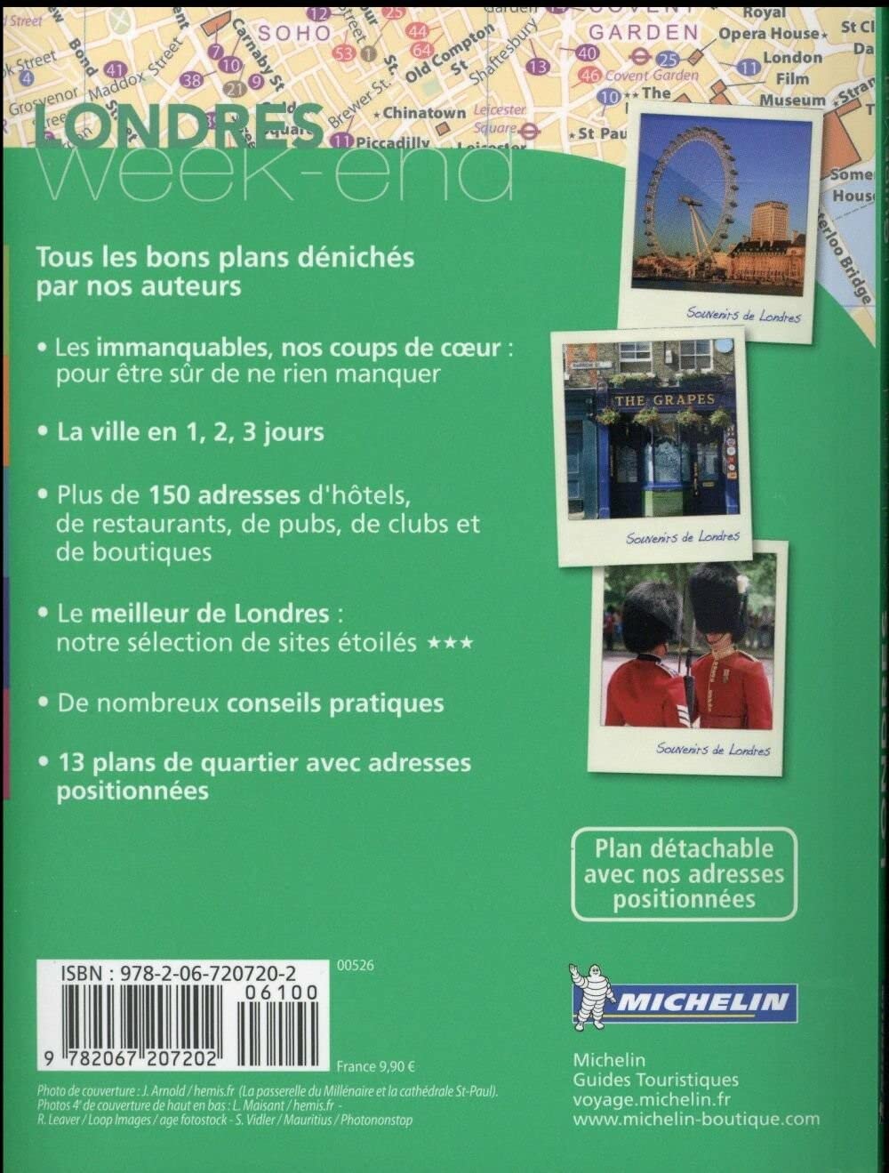 Michelin Londres 2016 Guide Vert Week- End